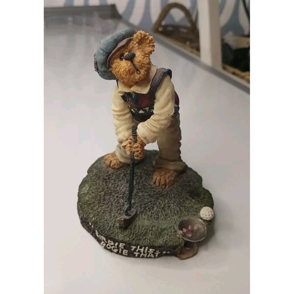 Boyds Bear Bearstone  Putter T Parfore Birdie This Bogie That Figurine 228359
